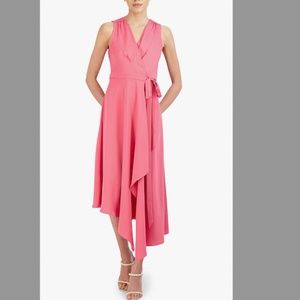 NEW BCBGMAXAZRIA Wrap Midi Dress